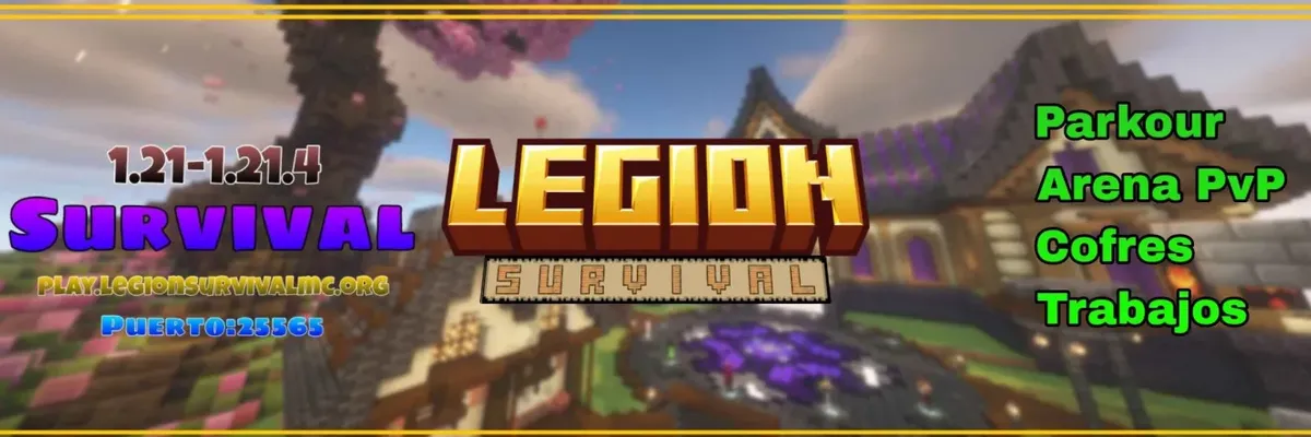 Banner de Legion Survival MC